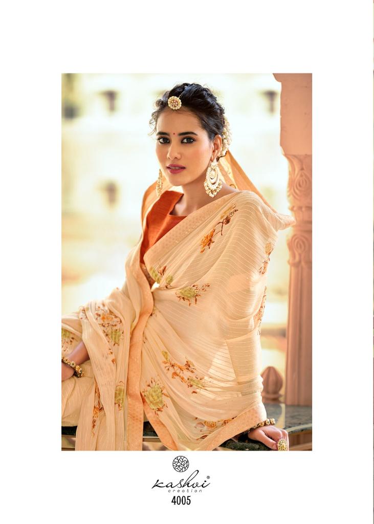 Kashvi Ragini 2 Casual Daily Wear Georgette Printed Saree Collection